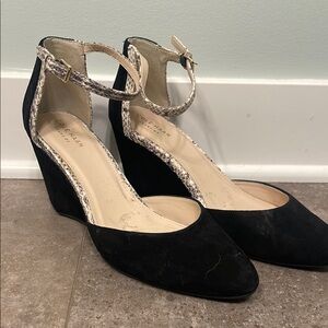 Cole Haan Suede Black Heels